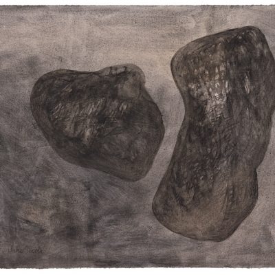Peinture 12/16,2012. Pigments et acrylique sur Hahnemühle, 49x63 cm.