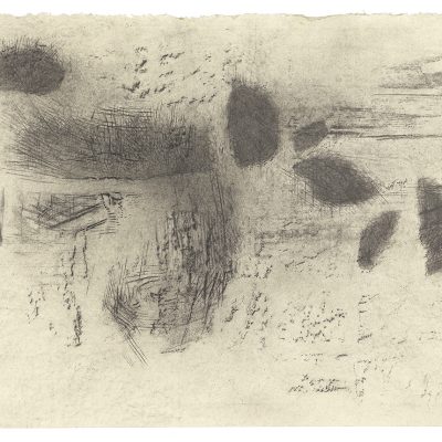 Dessin 19/4, 2019. Mine de plomb sur papier thaïlandais, 50x71 cm.