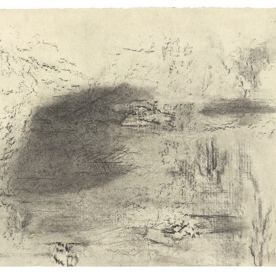 Dessin 19/5, 2019. Mine de plomb sur papier thaïlandais, 50x71 cm.