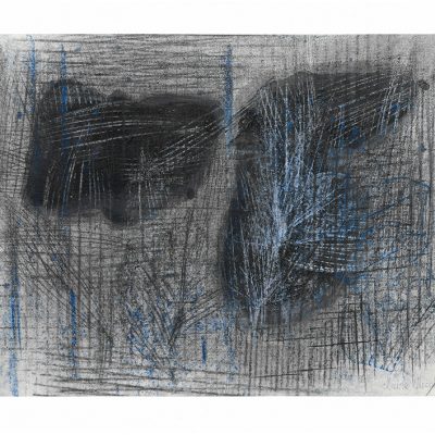 Dessin 17/61, 2017. Mine de plomb sur papier japon, 25x33 cm.