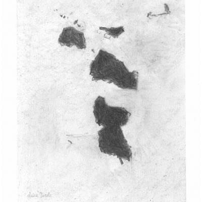 Dessin 17/62, 2017. Mine de plomb sur papier japon, 33x25 cm.