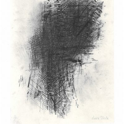 Dessin 17/65, 2017. Mine de plomb sur papier japon, 33x25 cm.