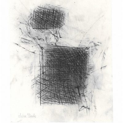 Dessin 17/68, 2017. Mine de plomb sur papier japon, 33x25 cm.