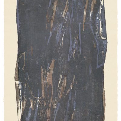 Estampe japonaise 10/12, 2010. Bois de tilleul gravé sur Bonkoshi, 90x64,5 cm, unique.