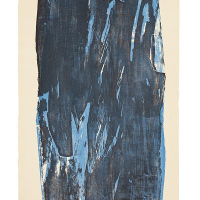 Estampe japonaise 10/13, 2010. Bois de tilleul gravé sur Bonkoshi, 90x64,5 cm, unique.