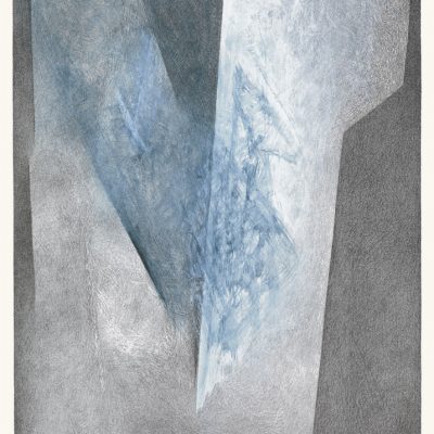Litho N° 40, 1991. Lithographie rehaussée, 56x40 cm, unique. Collection privée.