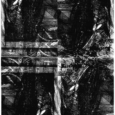 Autour de "La Mélancolie", 25/1, 2025. Jet d'encre, 59x38,5 cm.