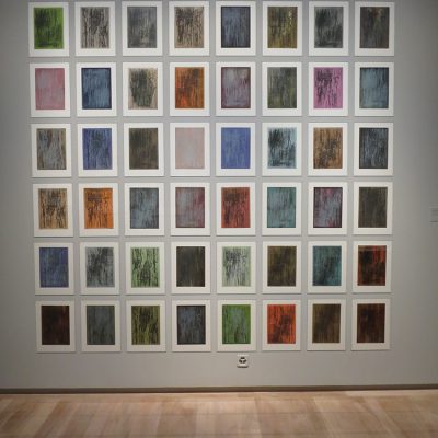 Suite au bois. 48 estampes, eau-forte sur japon préparé, 2001-2002, 29,5x21 cm chacune.