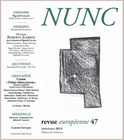 Revue Nunc 47 Editions Corlevour