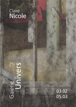 Affiche exposition Galerie Univers Lausanne 2022