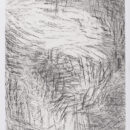 Dessin 22/22, 2022. Pastel à l'huile sur chine, 66x46 cm.