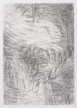 Dessin 22/22, 2022. Pastel à l'huile sur chine, 66x46 cm.