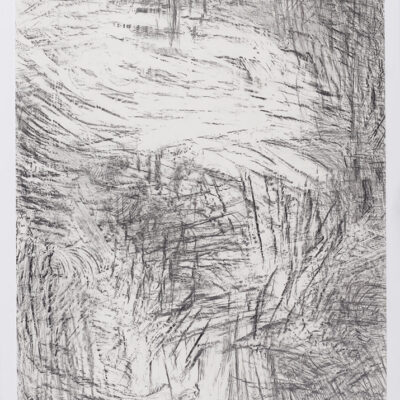 Dessin 22/22, 2022. Pastel à l'huile sur chine, 66x46 cm.