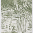 Dessin 22/23, 2022. Pastel à l'huile sur chine, 66x46 cm.