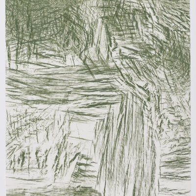 Dessin 22/23, 2022. Pastel à l'huile sur chine, 66x46 cm.