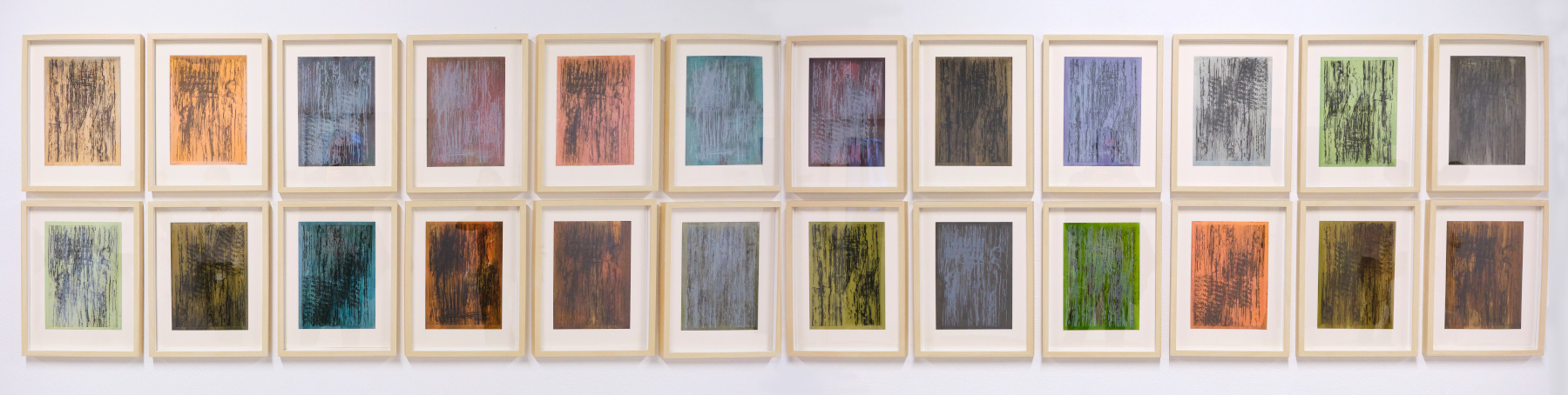 "Suite au bois", ensemble de 48 estampes uniques, 2e partie.
